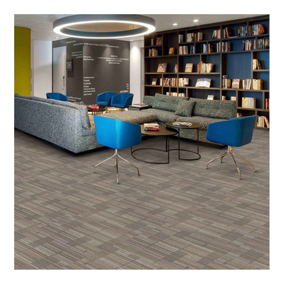 50cm*50cm Nylon Solution Dyed Carpet Tiles With PVC Backing Commercial Carpet