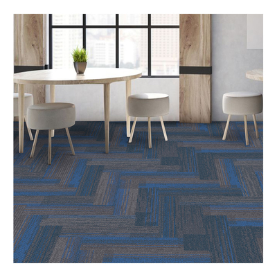 Modern Nylon Commercial Office Carpet Tiles With PVC Backing Printed