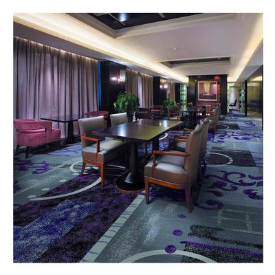 Custom Design Banquet Hall Woven Axminster Carpet With CRI And CE