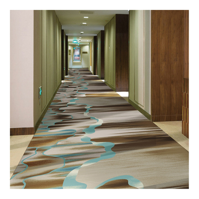 Tufted Luxury Hospitality Carpet  Nylon Printed Carpet For Public Space Corridor