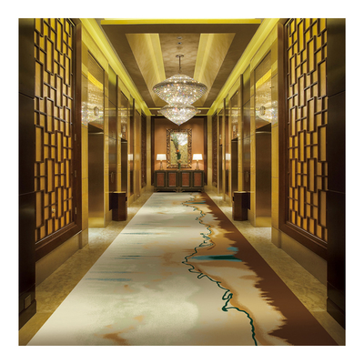 Tufted Luxury Hospitality Carpet  Nylon Printed Carpet For Public Space Corridor