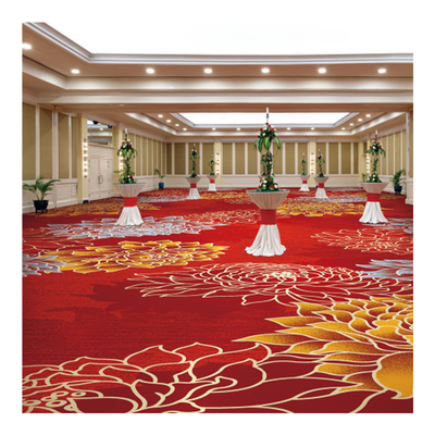 Wall To Wall Auditorium Nylon Printed Carpet With Stain Resistant