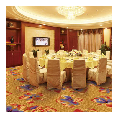 Luxury Hospitality Carpet Customized Jacquard Pattern Wilton Woven For Banquet Hall