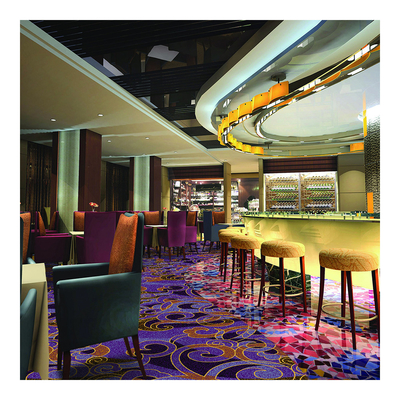 Pub And Club Area Carpet Wall To Wall Wilton Woven Carpet With CE