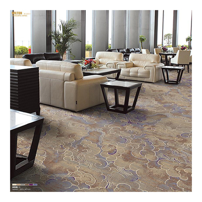 Luxury Banquet Hall PP Wilton Floral Patterned Carpet Woven Carpet In Stock