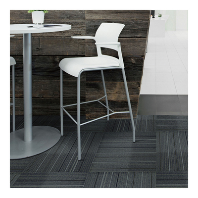 PVC Backed Office Removable Nylon Carpet Tiles 50cm*50cm