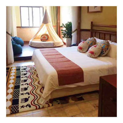 Round And Rectangle Hand Tufted Carpet Cartoon Carpet For Kids Teen Room