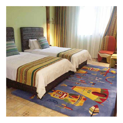 Round And Rectangle Hand Tufted Carpet Cartoon Carpet For Kids Teen Room